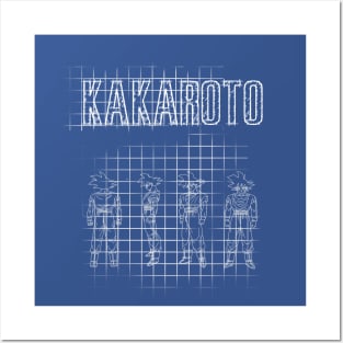 kakaroto blueprint. Posters and Art